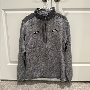 CU Boulder Columbia quarter zip